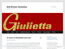 Tablet Screenshot of giuliettas.com
